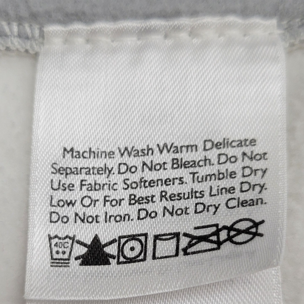 Eddie Bauer Women's White and Gray Windcutter Fleece Vest | Size Medium - Picture 6 of 6